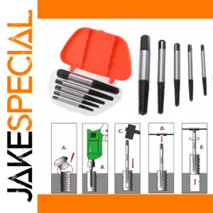 Damaged Screw Extractor Set (5,6,8,11,12 pcs)