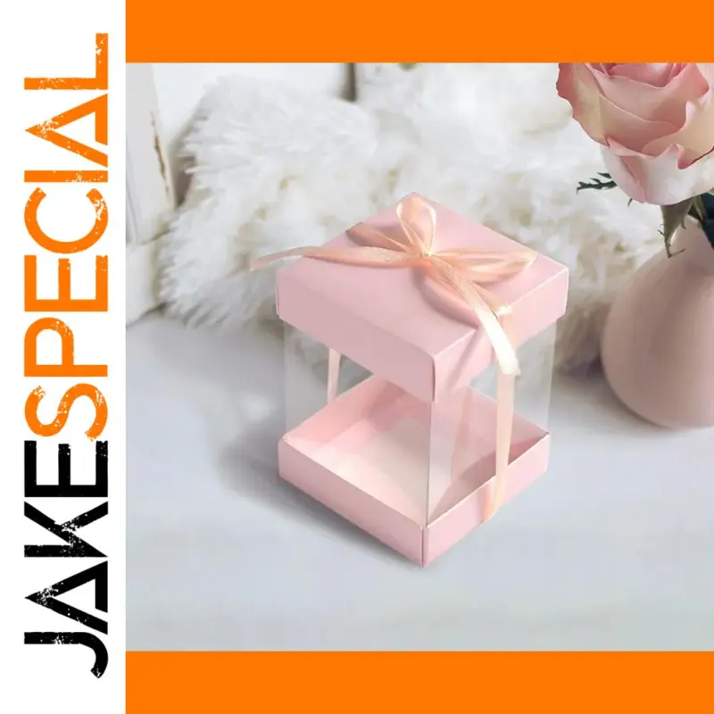 Elegant Pink Gift Box Set with Satin Ribbons: Elevate Your Celebrations 1 ad098530496b41e2863d6722 product image