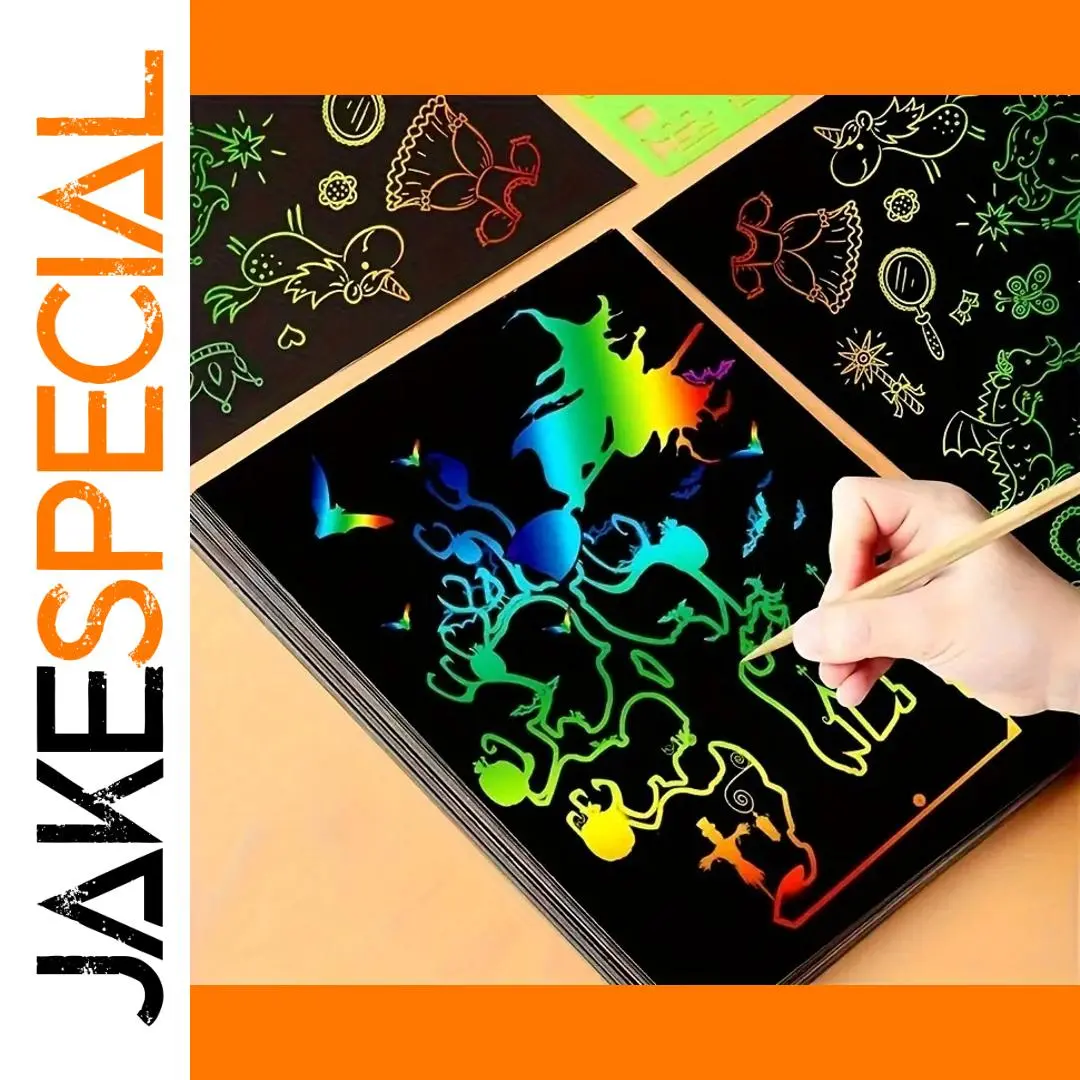 Rainbow Scratch-Off Notes for Creative Fun 1 Rainbow Scratch-Off Notes for Creative Fun