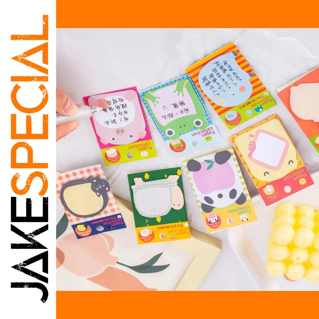 Colorful Animal Memo Pads Set of 10 1 Colorful Animal Memo Pads Set of 10