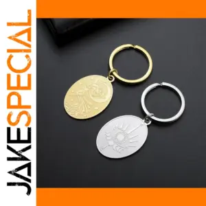 Stainless Steel Goddess of Moon Keychain