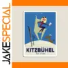 Colorful Kitzbuhel Scenic Magnet Set in Three Sizes