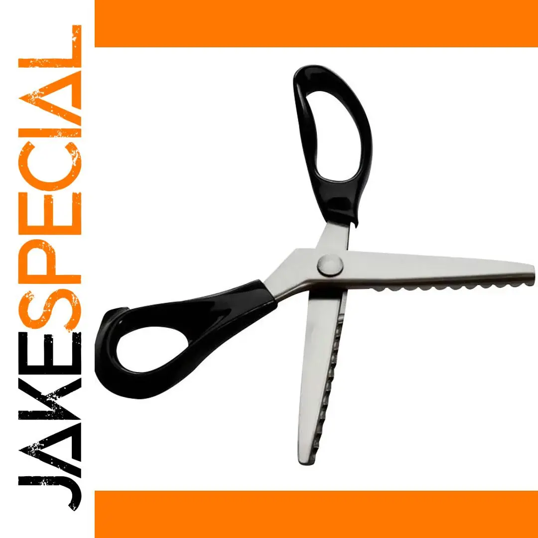 Professional Stainless Steel Pinking Shears 23cm 1 Professional Stainless Steel Pinking Shears 23cm