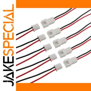 JST XH 2.54mm 2-Pin Wiring Connectors Set