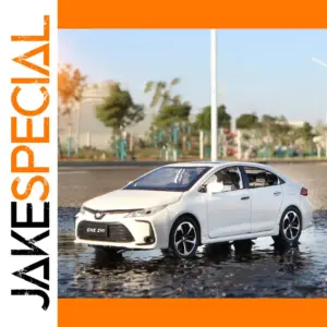 1:32 Toyota Corolla Alloy Model in White