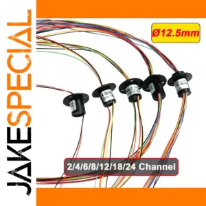 Micro Slip Ring with Multiple Channels and 250 rpm