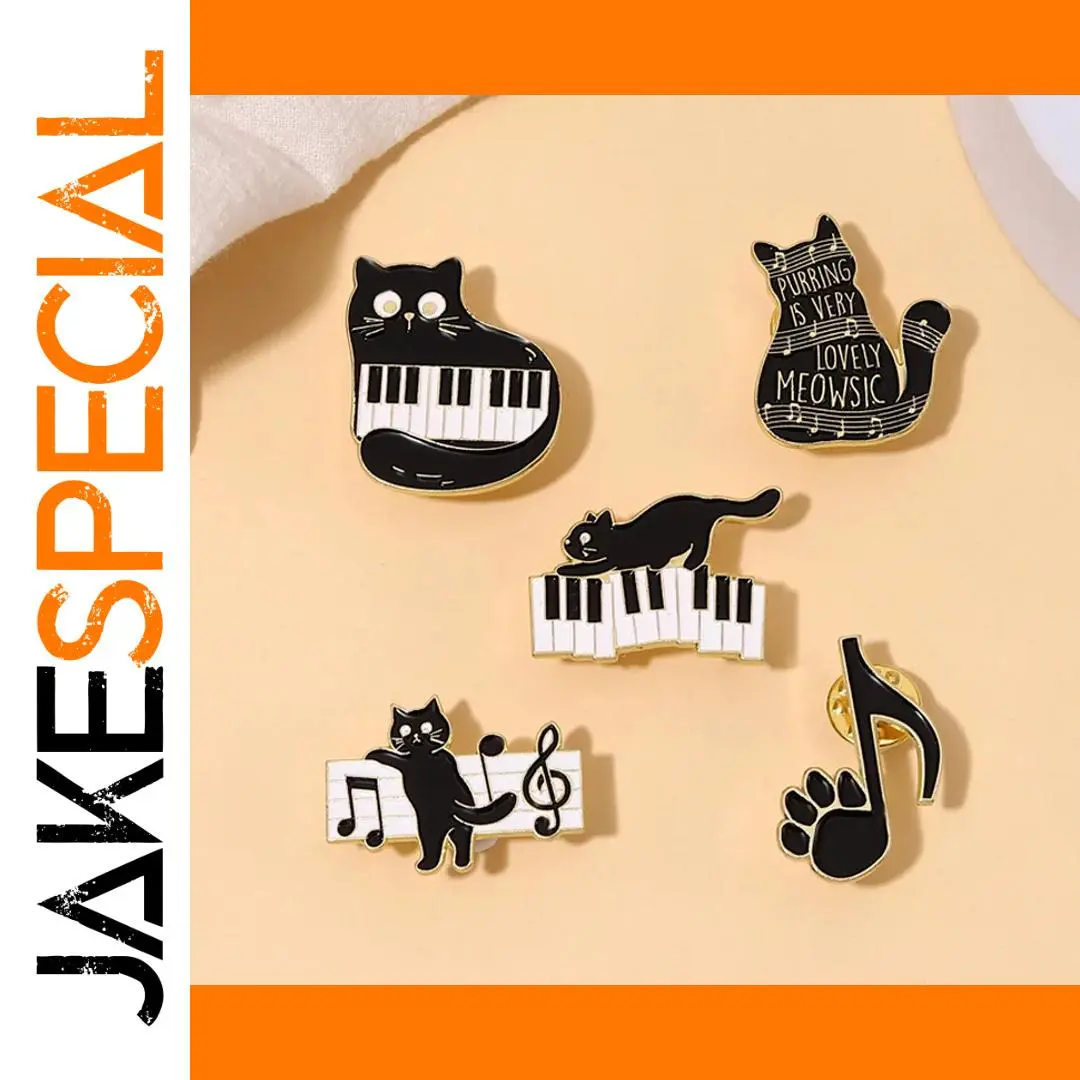 Cat and Musical Note Pendant Collection 1 Cat and Musical Note Pendant Collection