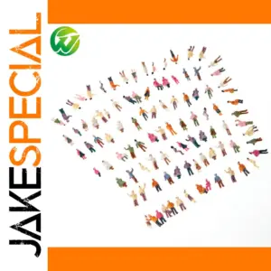 Colorful ABS Miniature Figures Set for Models