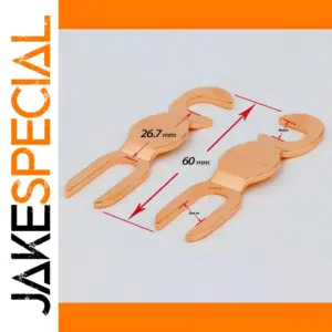 Red Copper Speaker Binding Post Bridge 50mm