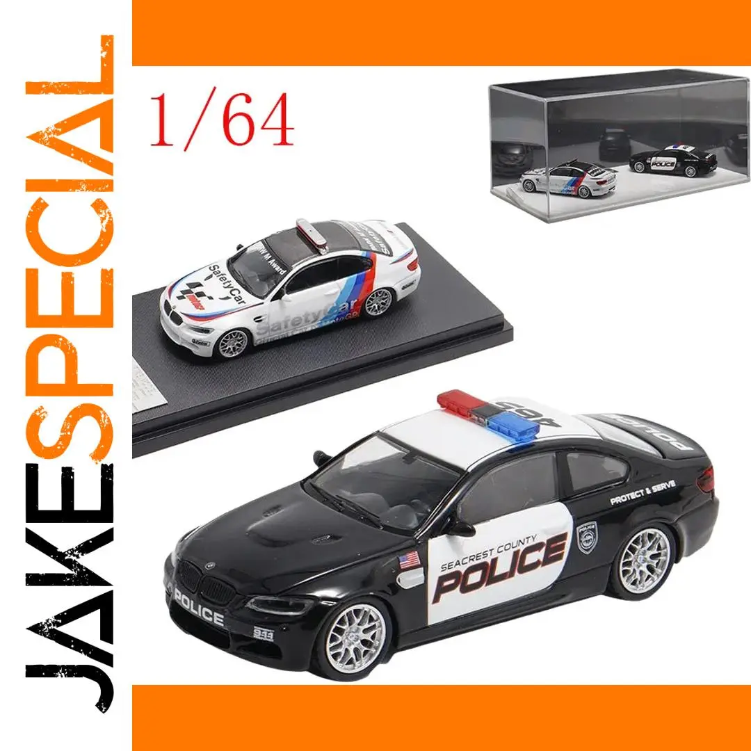 BMW M3 E92 Police Diecast Model Set 1/64 Scale 1 BMW M3 E92 Police Diecast Model Set 1/64 Scale