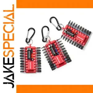 66-Piece Impact Driver Bit Set with Magnetic Alloy Steel