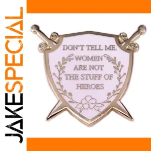 Women's Empowerment Shield Enamel Pin