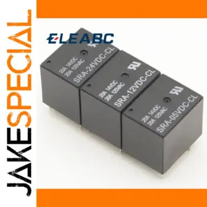 Power Relay Set with 5V, 12V, and 24V DC