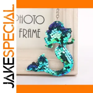 Mermaid Shimmer Sequins Keychain