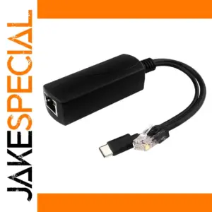 PoE Splitter for Raspberry Pi 5 - 10/100/1000 Mbps