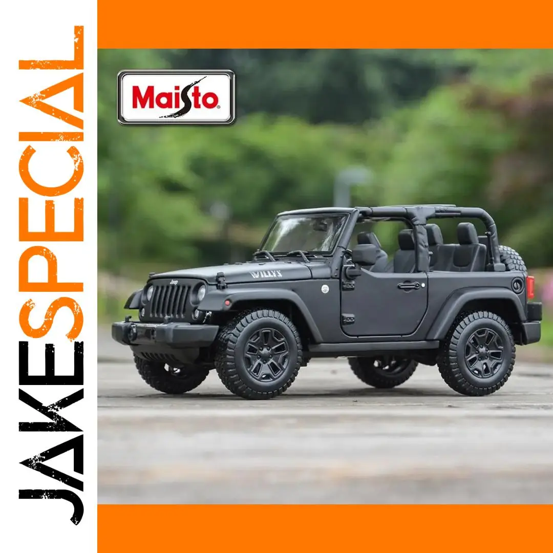 Maisto 1:18 Jeep Willys Wrangler Model 1 Maisto 1:18 Jeep Willys Wrangler Model