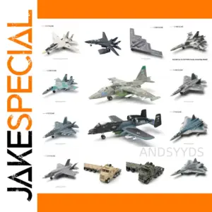 Military Building Block Set with Vehicles