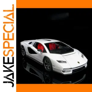 White 1/24 Scale Supercar Model by WELLY