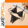 Women's Lace Lingerie Set with Open Crotch