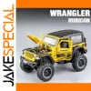 Vibrant Yellow Wrangler Rubicon Diecast Model