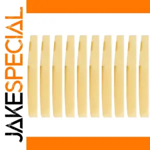 Unbleached Cow Bone Guitar Saddles Set