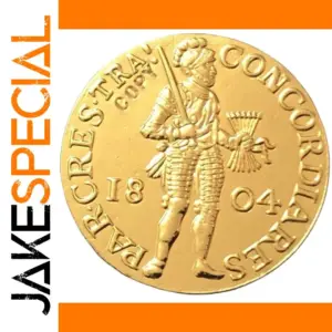 1804 Netherlands Ducat Gold Replica Coin