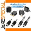 3.5mm to RCA Audio Adapter Pack of 5 or 20