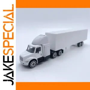 1:87 Scale Alloy Container Truck Model