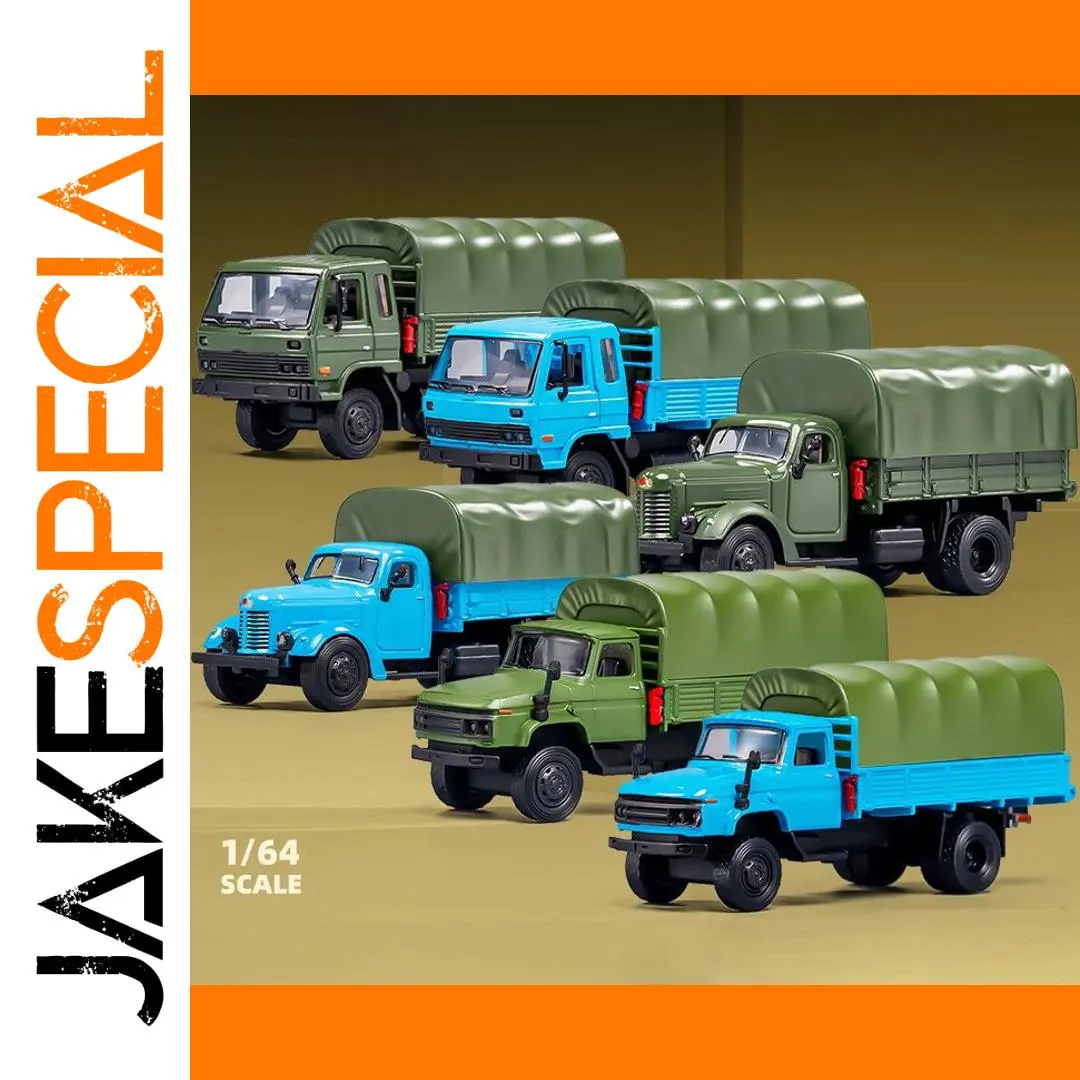 Miniature Blue Truck Model 1:64 Scale 1 Miniature Blue Truck Model 1:64 Scale