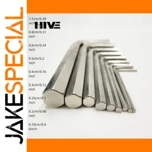 Durable 9-Piece Guitar Hex Wrench Set