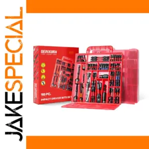 Professional Impact Screwdriver Set with 98 Pieces