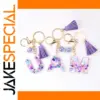 Vibrant Colorful "JAM" Resin Keychain