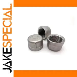 Stainless Steel Pipe End Cap 1/8" to 2"