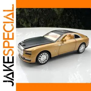 Gold Mini Auto Model 1:32 Scale with Sound & Lights
