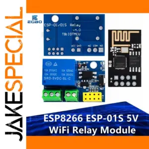 ESP8266 ESP-01S WiFi Relay Module with 10A Rating