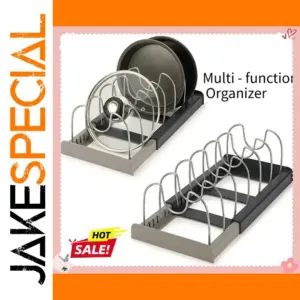 Stainless Steel Pot Lid Organizer Rack