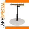 Adjustable Bird Perch Stand with Wooden Bar