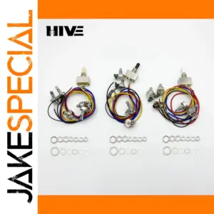 Electric Guitar Circuit Control Assembly with Metal Switch