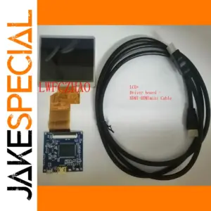 3.5-Inch TFT-LCD Display with Touch Control