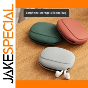 KOQZM Silicone Earphone Storage Case