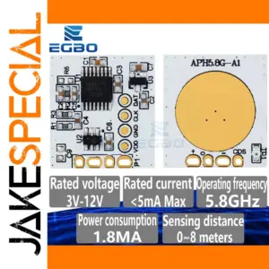 5.8GHz Radar Sensor Module for Lighting Control