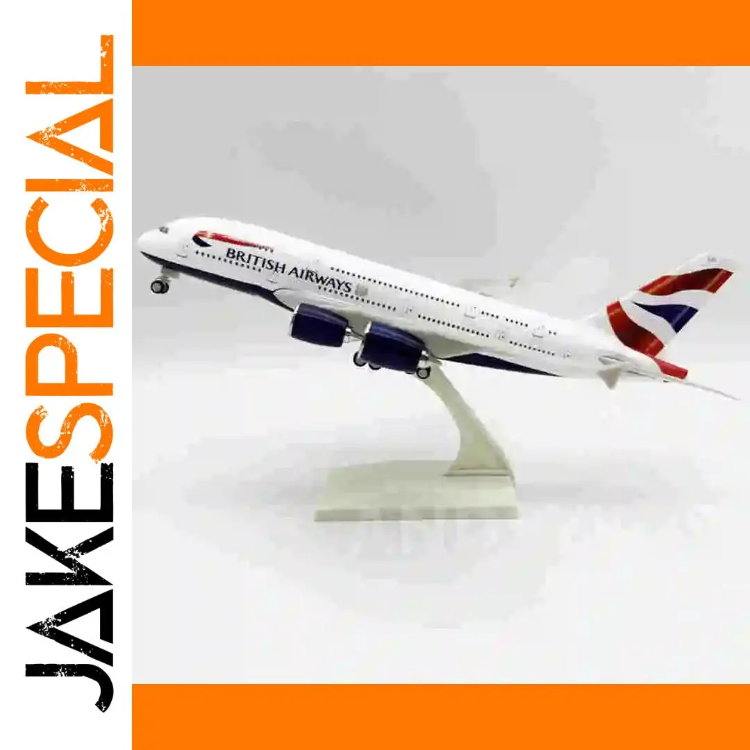 Airbus A380 British Airlines Model 30cm Diecast 1 Airbus A380 British Airlines Model 30cm Diecast