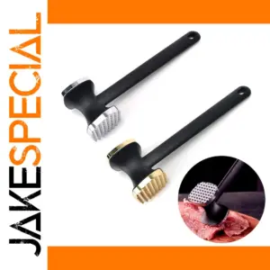 Zinc Alloy Dual-Sided Meat Tenderizer Hammer