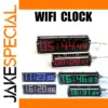 WiFi LED Dot Matrix Clock 96x26mm or 144x40mm