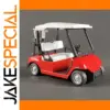 Red 1:20 Scale Diecast Golf Cart Model