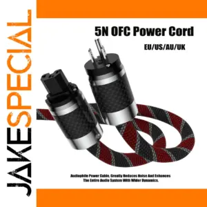 Premium 12AWG OCC Audio Power Cable