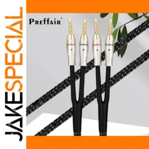 Premium 14-Gauge Silver-Plated Speaker Cable