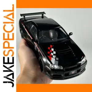 1:24 Scale Nissan GTR R34 Diecast Model Car