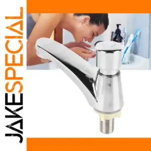 Modern Copper Time Delay Faucet with Chrome Finish