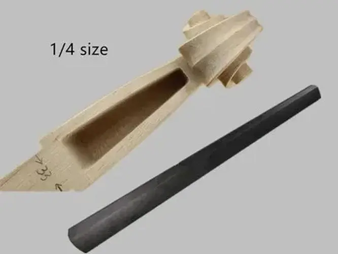 Unfinished Maple Cello Neck for Various Sizes 7 Unfinished Maple Cello Neck for Various Sizes - Image 7